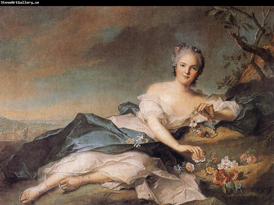 Jean Marc Nattier Madame Henriette as Flora